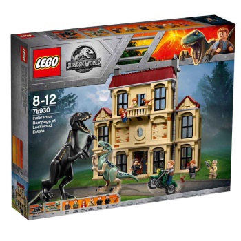 Lego set Jurassic world indoraptor rampage at Lockwood estate LE75930